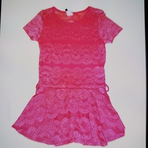 Shop wtd hot pink flower top